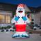 11ft. Airblown® Inflatable Giant Christmas Plush Bumble in Santa Hat & Suspenders